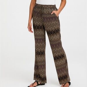 Jennifer Lopez Pants NWT Zip Up with Hook Bar Closure Size 12 Wide Leg Pants